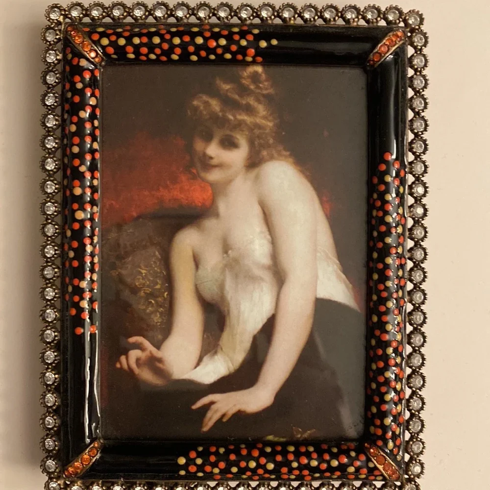 NWT Jay Strongwater Jeweled Frame, New in Box
